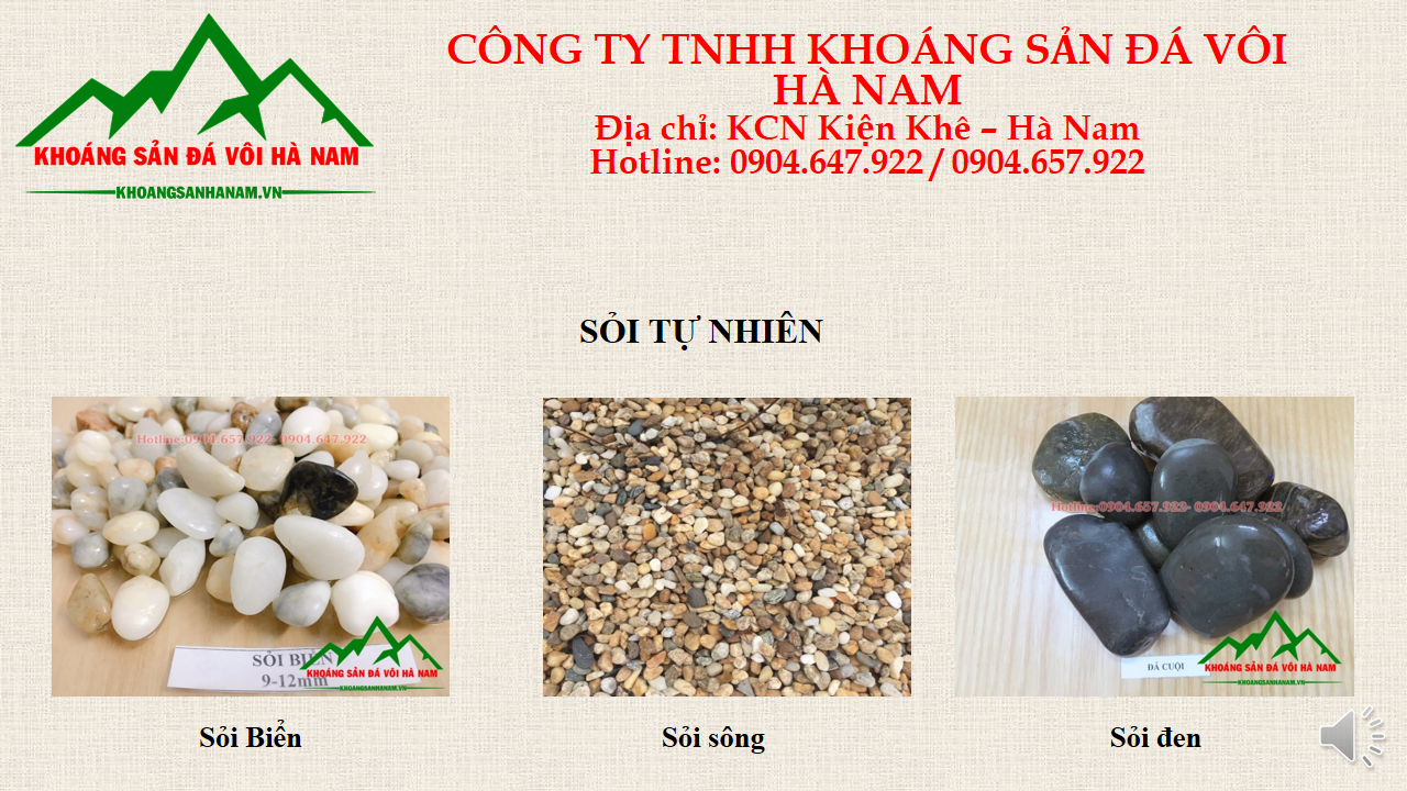 sỏi tự nhiên