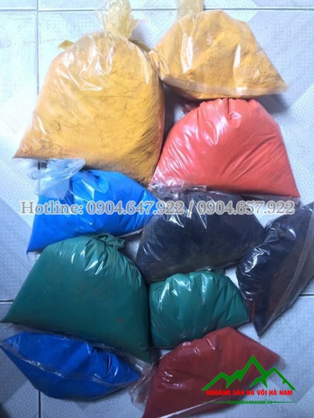 bột màu làm gạch granito