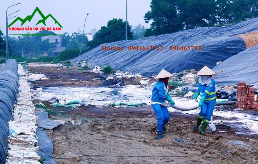 Vôi xử lí chất thải