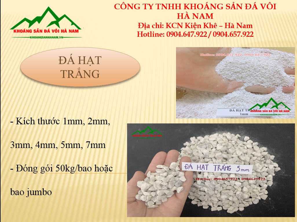 đá hạt trắng hà nam