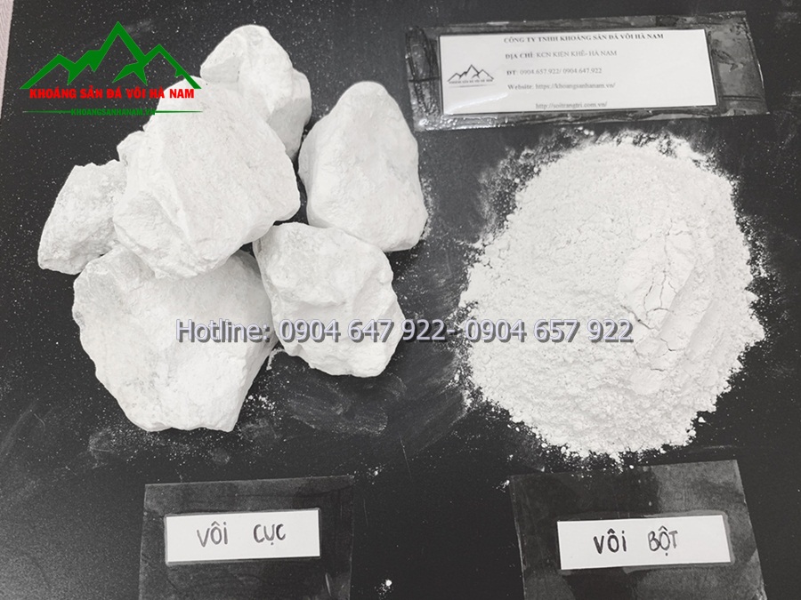 vôi xử lí chất thải