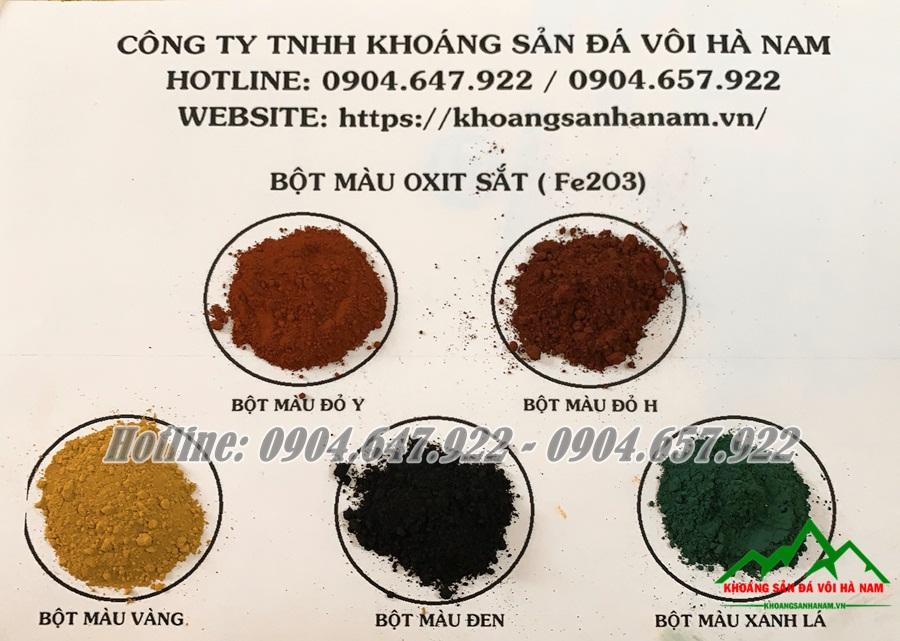 BỘT MÀU Nguyên liệu sản xuất gạch terrazzo