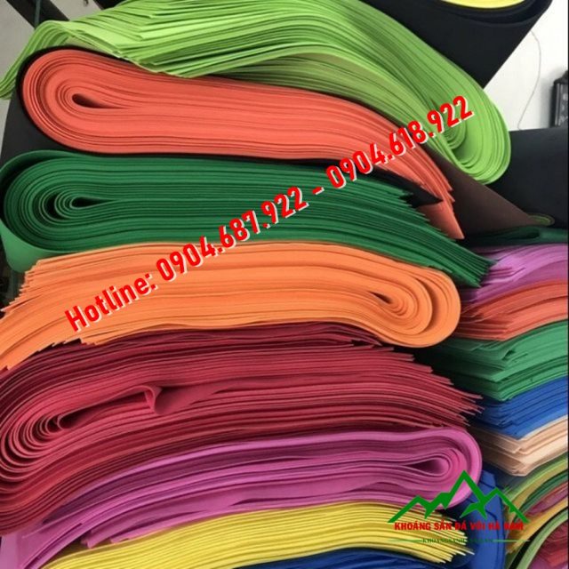 bột màu sản xuất thảm cao su