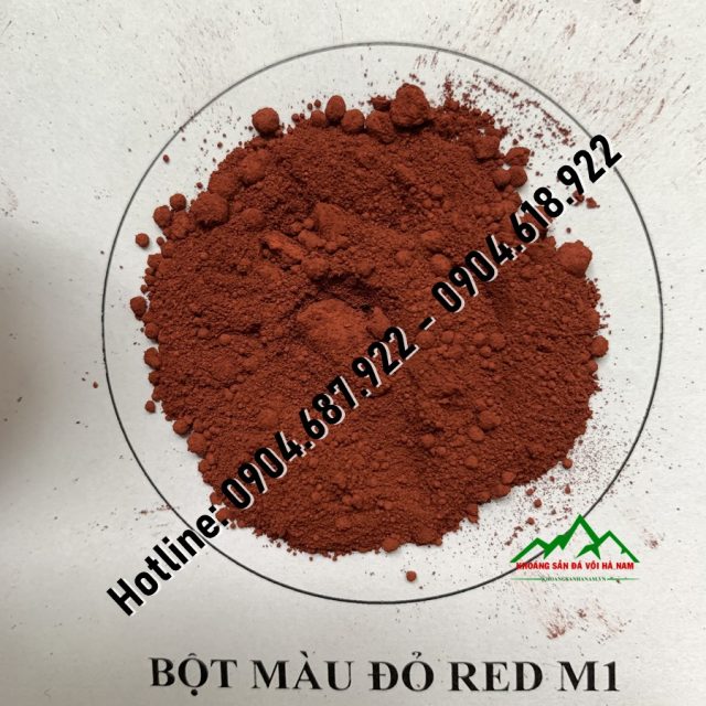 bột màu đỏ red m1