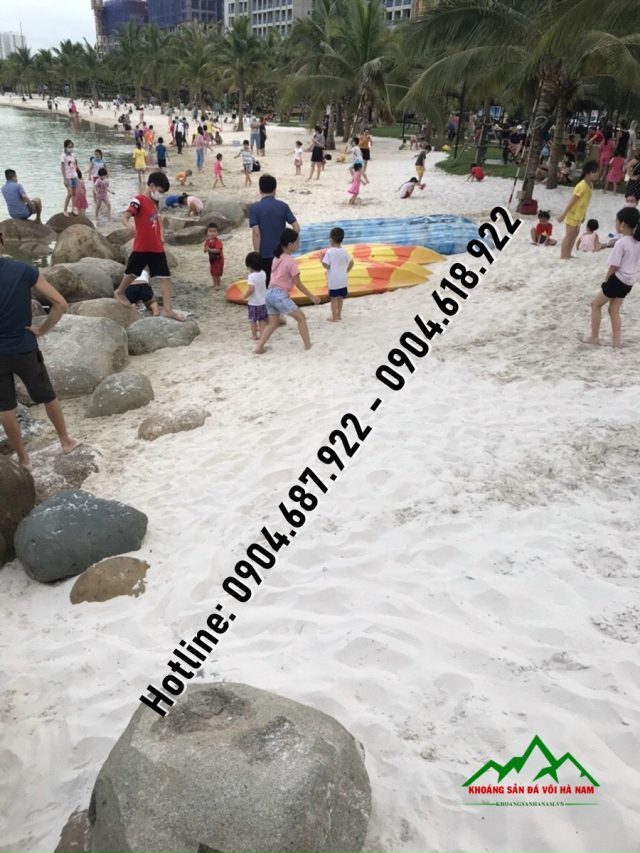 cát làm bãi biển nhân tạo