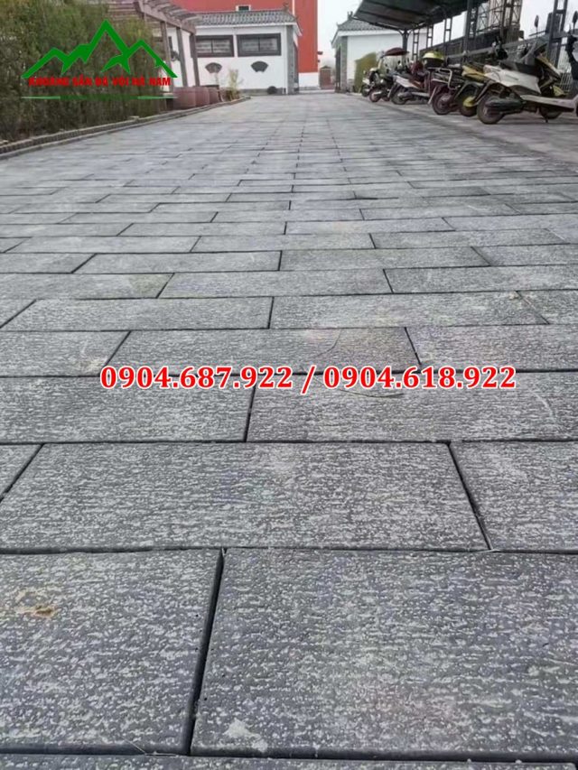 bột đá đen sản xuất gạch vỉa hè