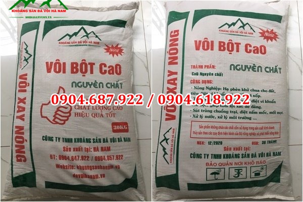 Vôi bột xay nóng thủy sản