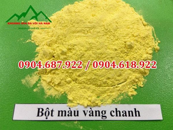 bột amuf vàng nhuộm tăm hương