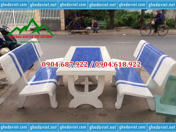 bột màu làm bàn ghế đá mài