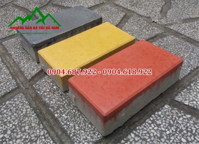 Bột màu sản xuất gạch bê tông