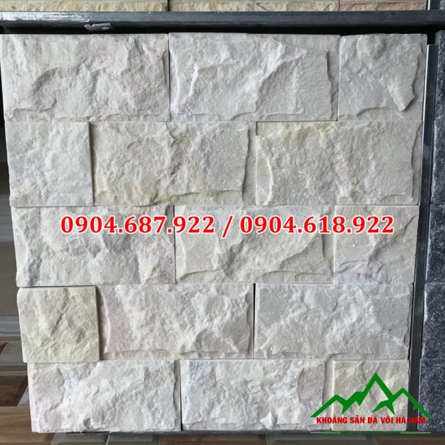 đá chẻ tay tự nhiên ốp tường