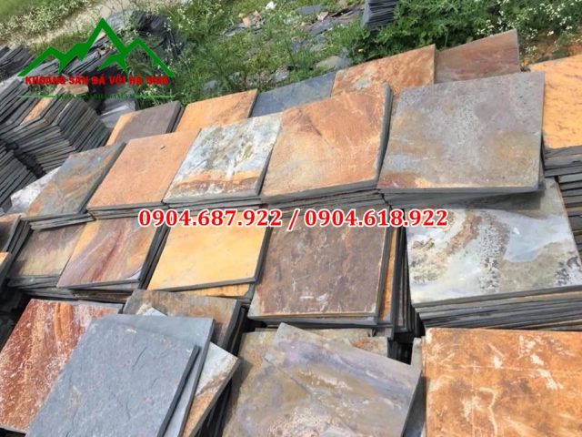 đá slate đa sắc ốp lát