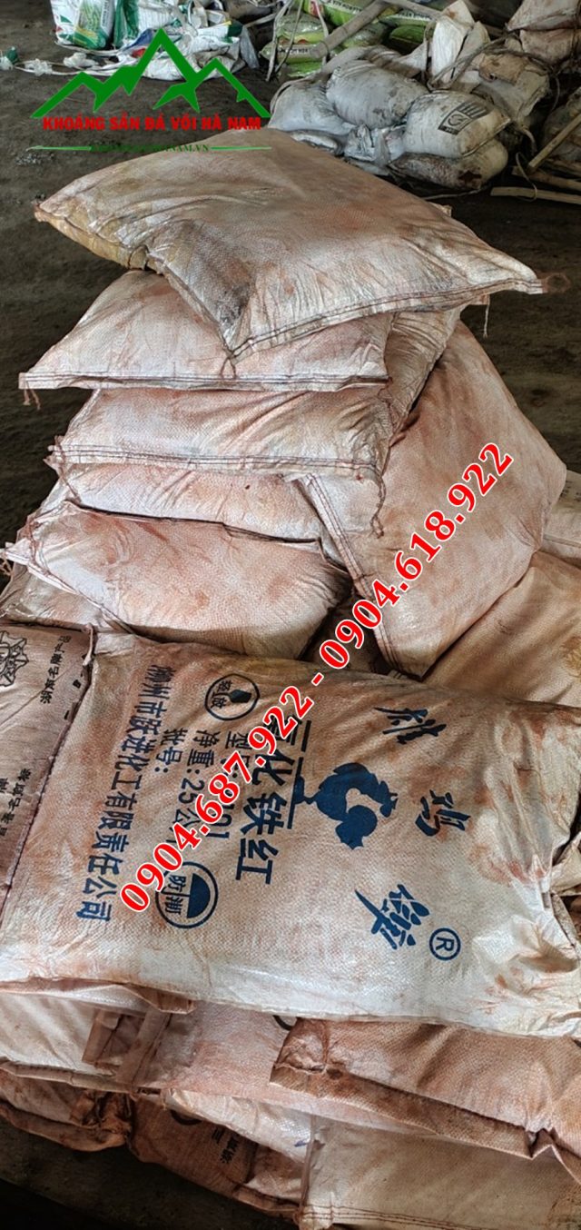 phân phối bột màu đỏ làm gạch