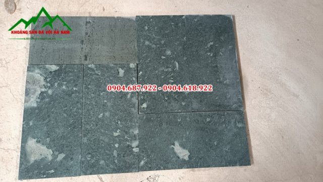 Đá xanh rêu mài lát sân