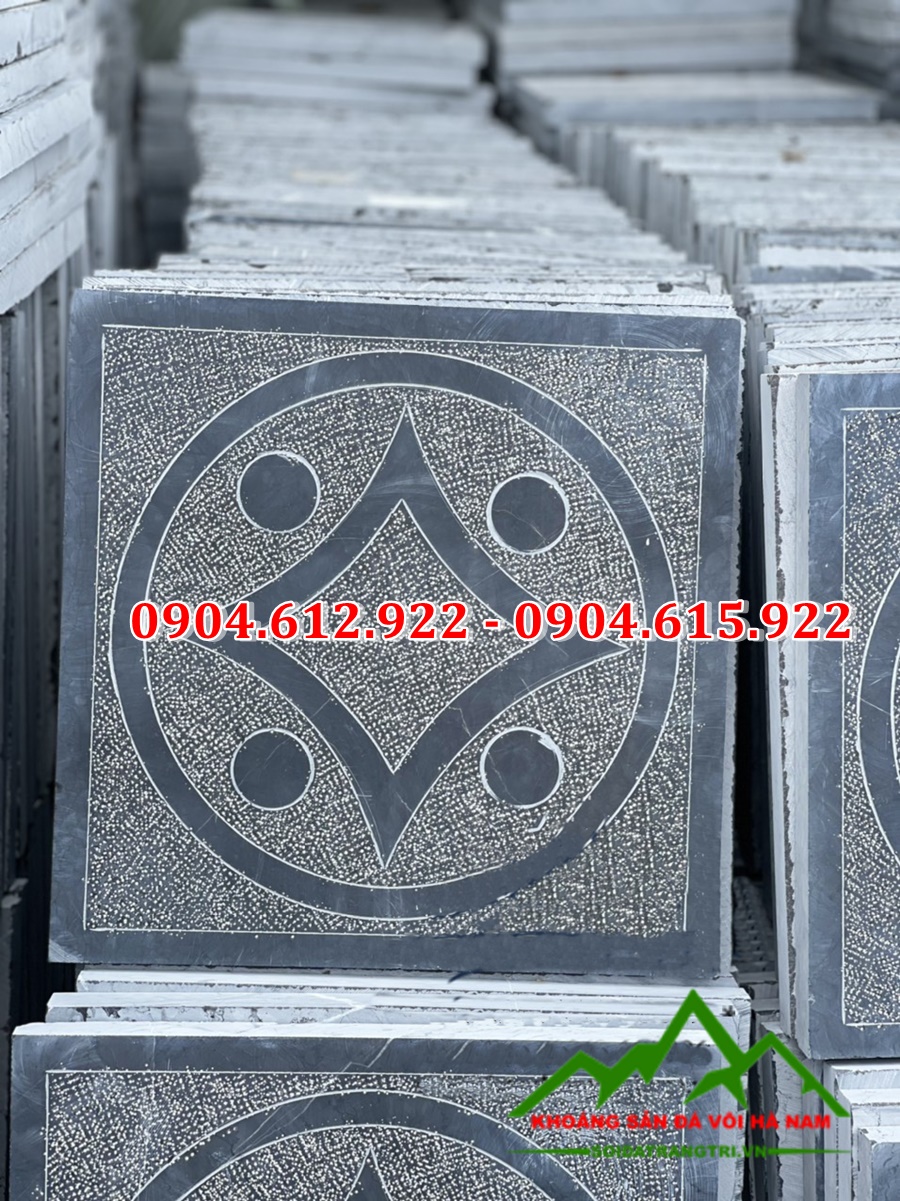 băm mặt hình đồng tiền xanh đen