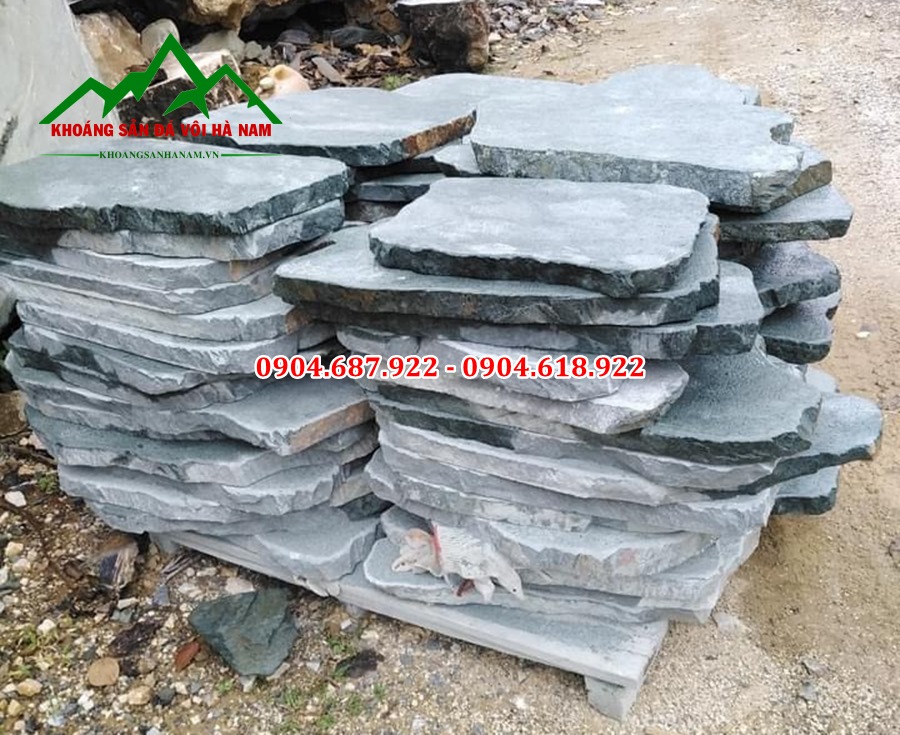 đá xanh rêu cắt lát