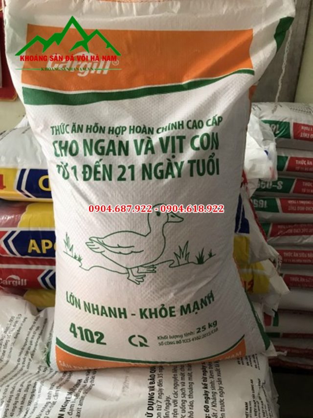 đá hạt sản xuất cám vịt