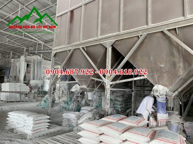 sản xuất đá vôi tại nhà máy Hà Nam