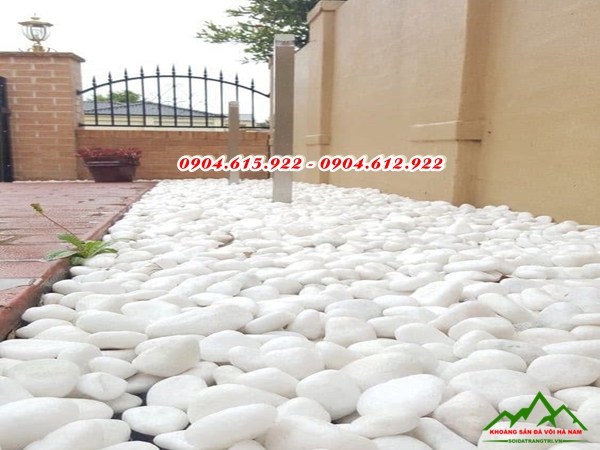 Sỏi trắng trang trí vườn - SĐSVMB1