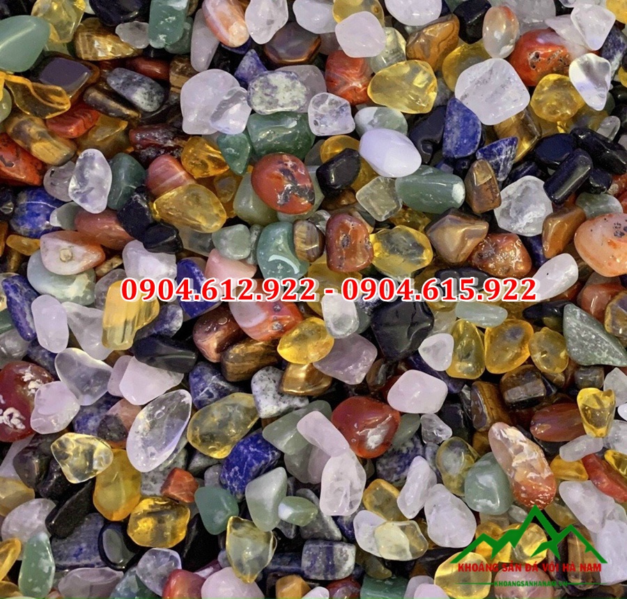 địa chỉ bán đá thạch anh vụn ngũ sắc
