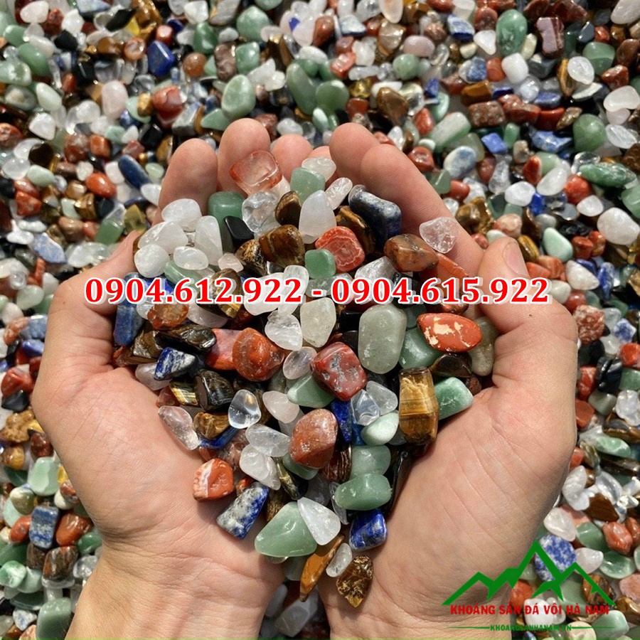 báo giá đá thạch anh vụn ngũ sắc