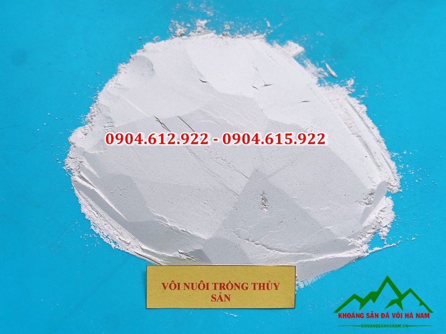 cách sử dụng vôi trong thủy sản