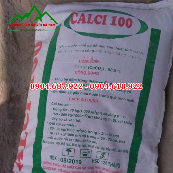 cung cấp vôi canxi thủy sản