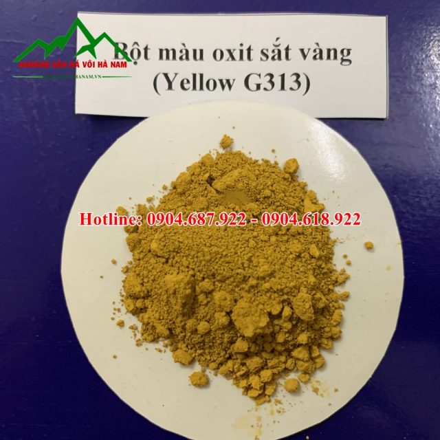 Bán bột màu vàng bê tông