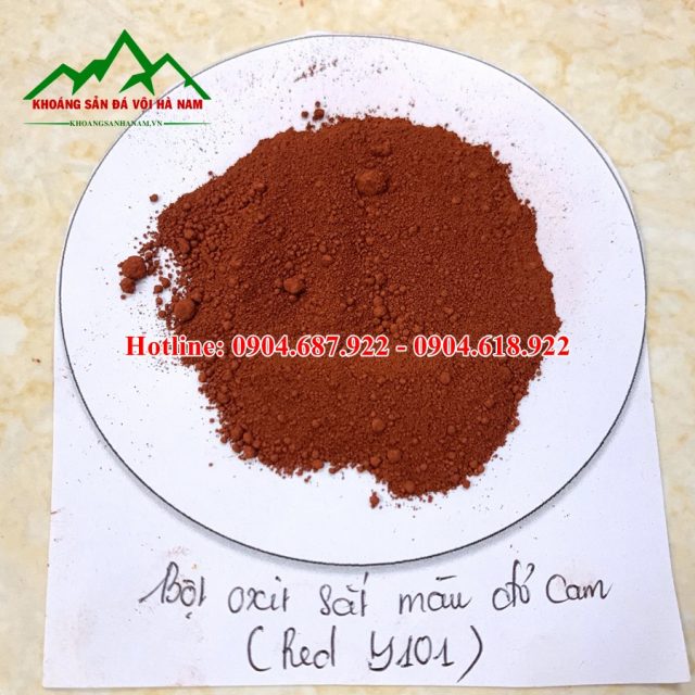 Bán bột màu đỏ nhuộm bê tông