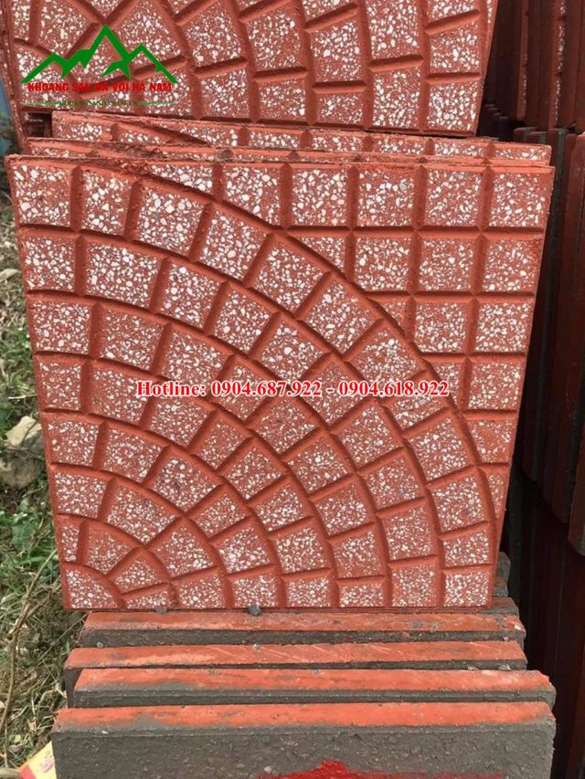 đá hạt làm gạch vỉa hè