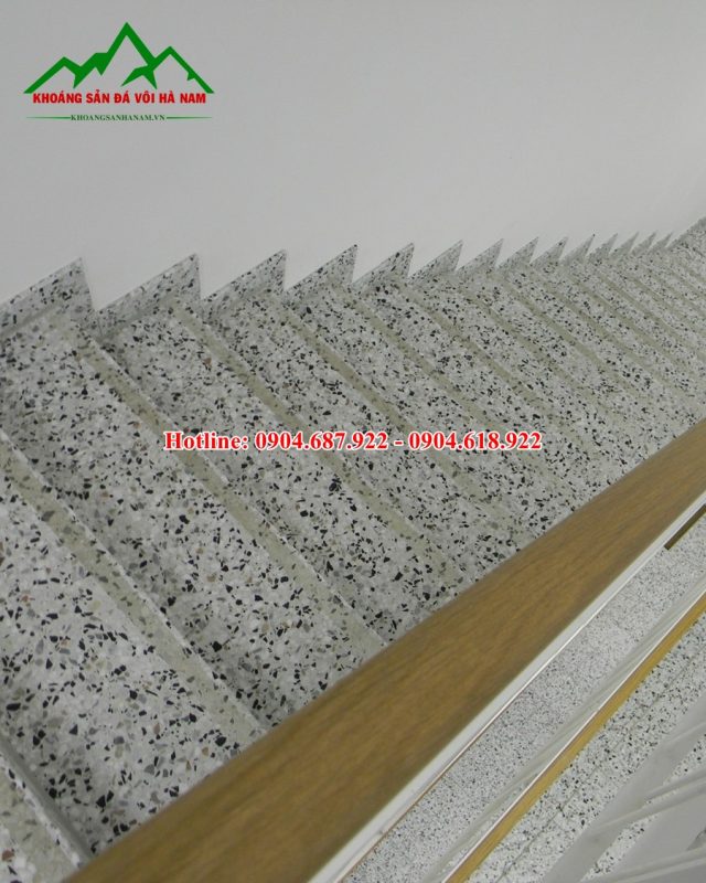 các mẫu đá hạt làm bậc thang granito