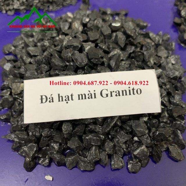 Đá hạt đen mài granito
