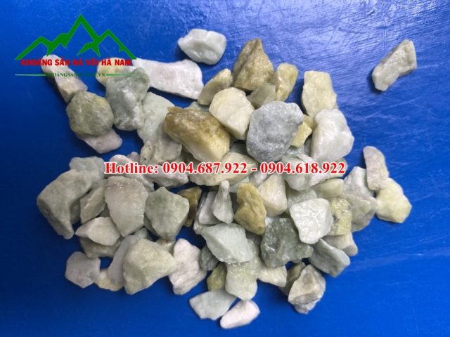 đá hạt xanh ngọc làm granito