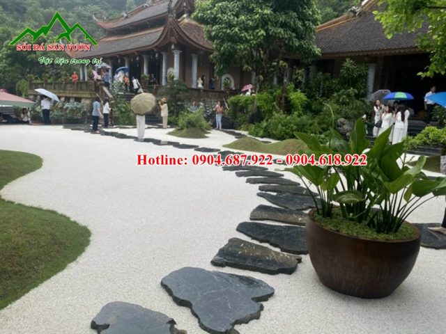 mẫu đá dăm rải nền trang trí