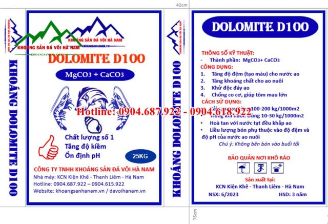 Dolomite thủy sản