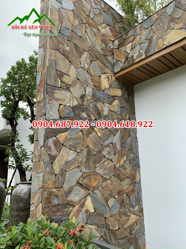 Tường đá rối đa sắc lai châu