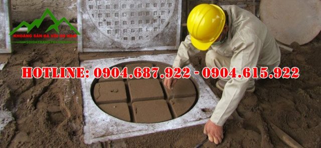 Cát sạch làm khuôn đúc