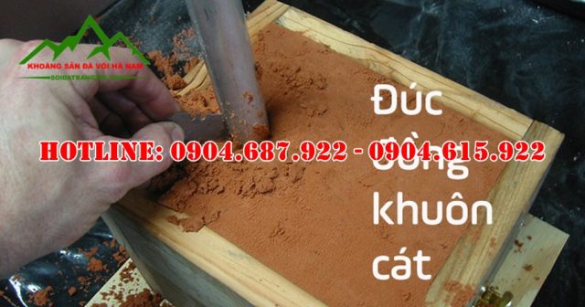 tìm mua cát làm khuôn đúc