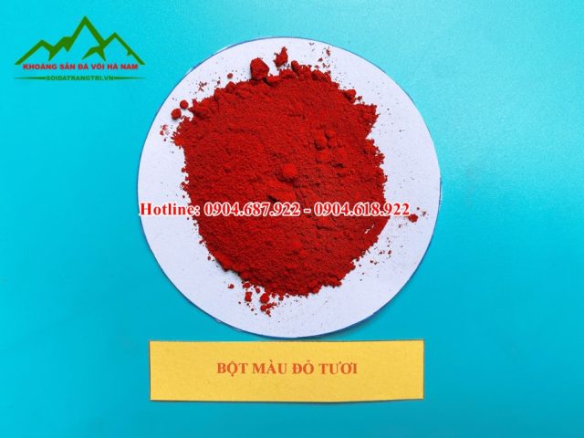 bán bột màu đỏ