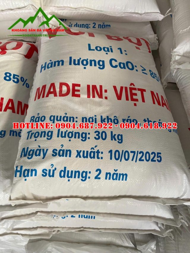 vôi bột giá rẻ
