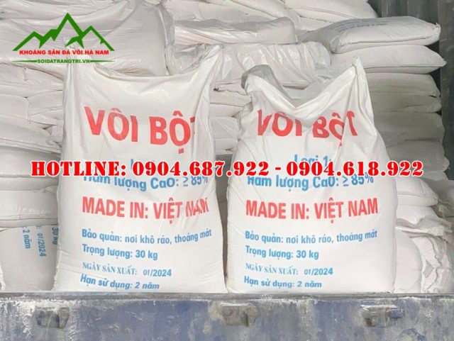 vôi bột giá rẻ