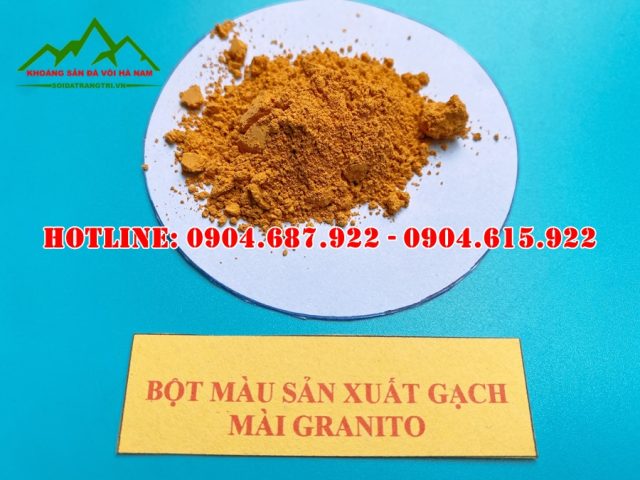 báo giá bột màu oxit sắt vàng