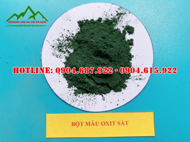 báo giá bột màu oxit sắt xanh lá cây