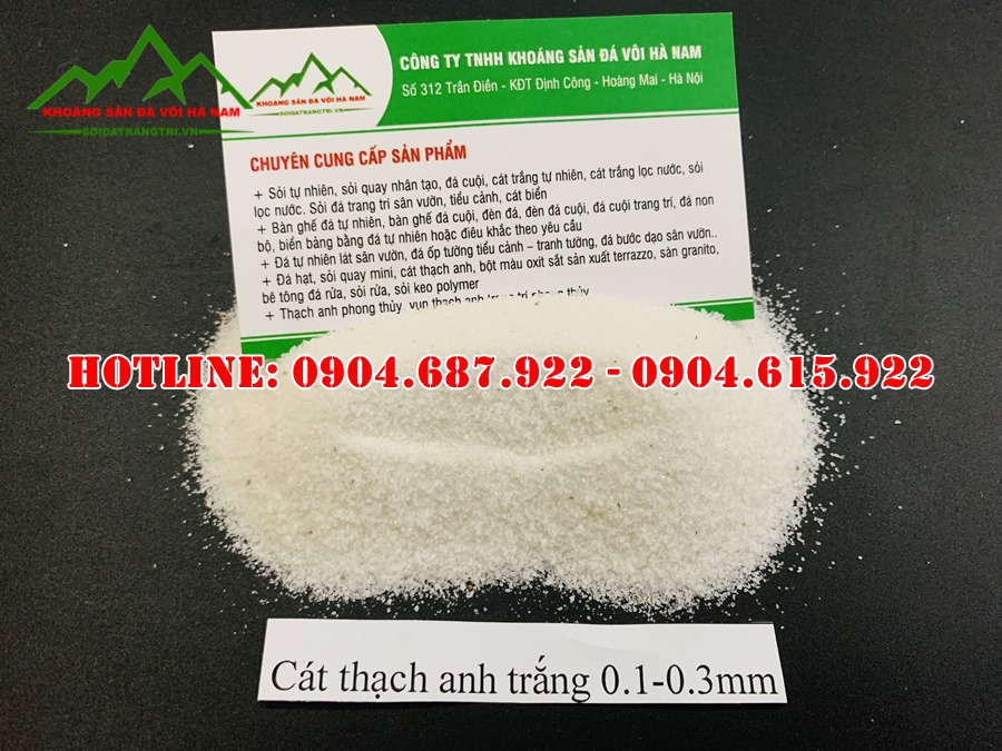 bán cát thạch anh trắng lọc nước