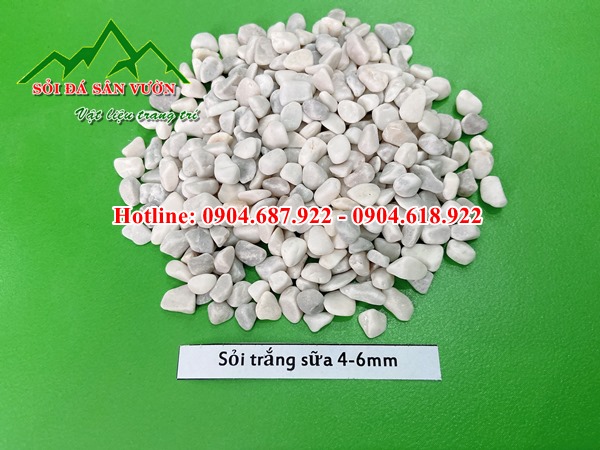 sỏi trắng sữa 4-6mm