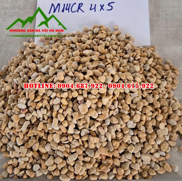 sỏi vàng quay 4-5mm